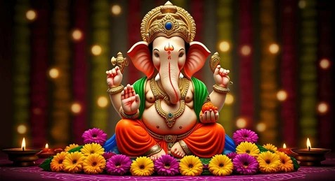 Ganesh Puja celebration image