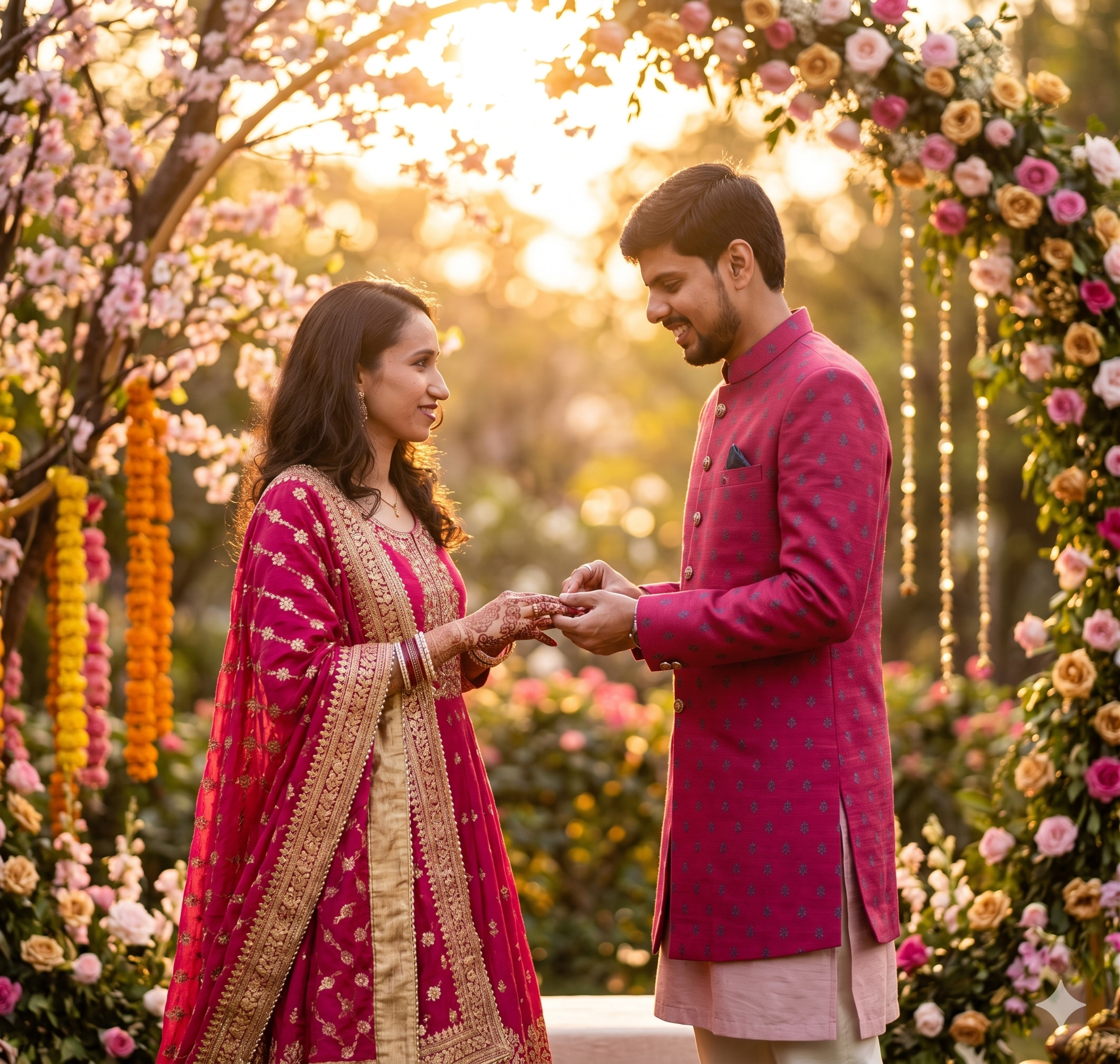 Engagement and Sangeet ceremony image